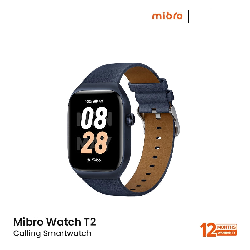 Mibro T2 Calling 1.75" AMOLED Smart Watch with 2ATM Water Resistance - Deep Blue EDU 260269