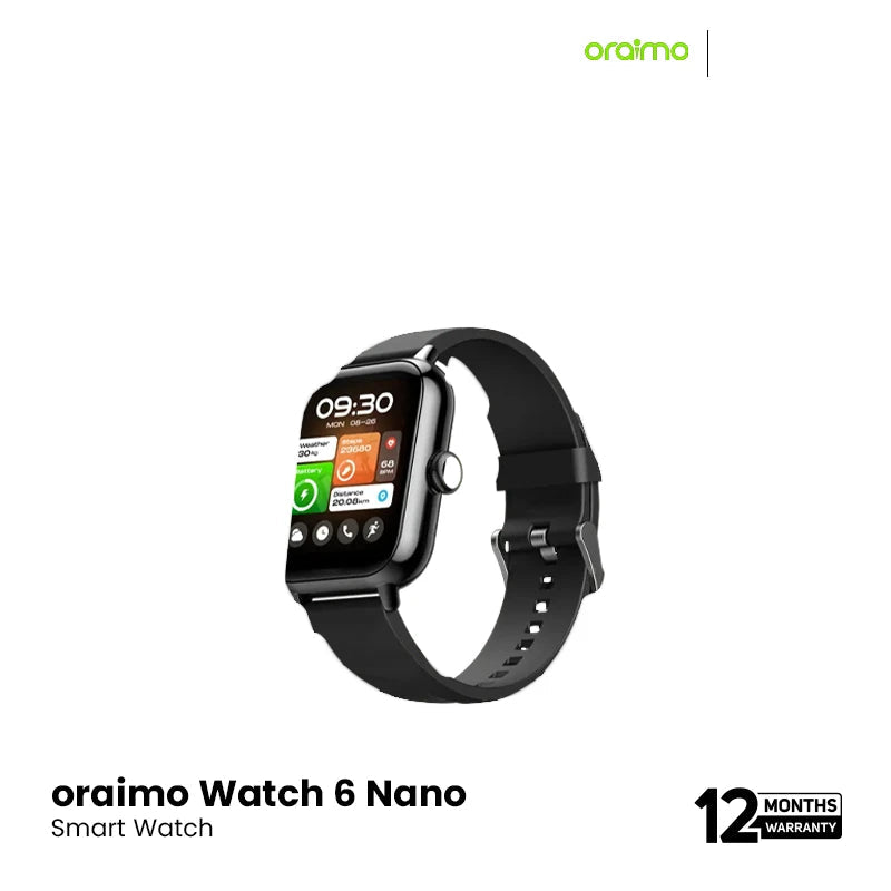 Oraimo Watch 6 Nano (OSW-807N)- NATURAL TITANIUM EDU 259959