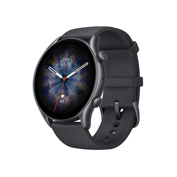 Amazfit GTR 3 Pro Smart Watch with Classic Navigation Crown, B.Phone Call, BioTracker 3.0 & alexa - Infinite Black