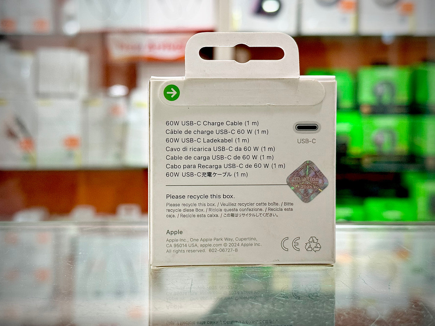 Apple USB-C to C Charge Cable (1m) (Model - A2795)- EDH 260108