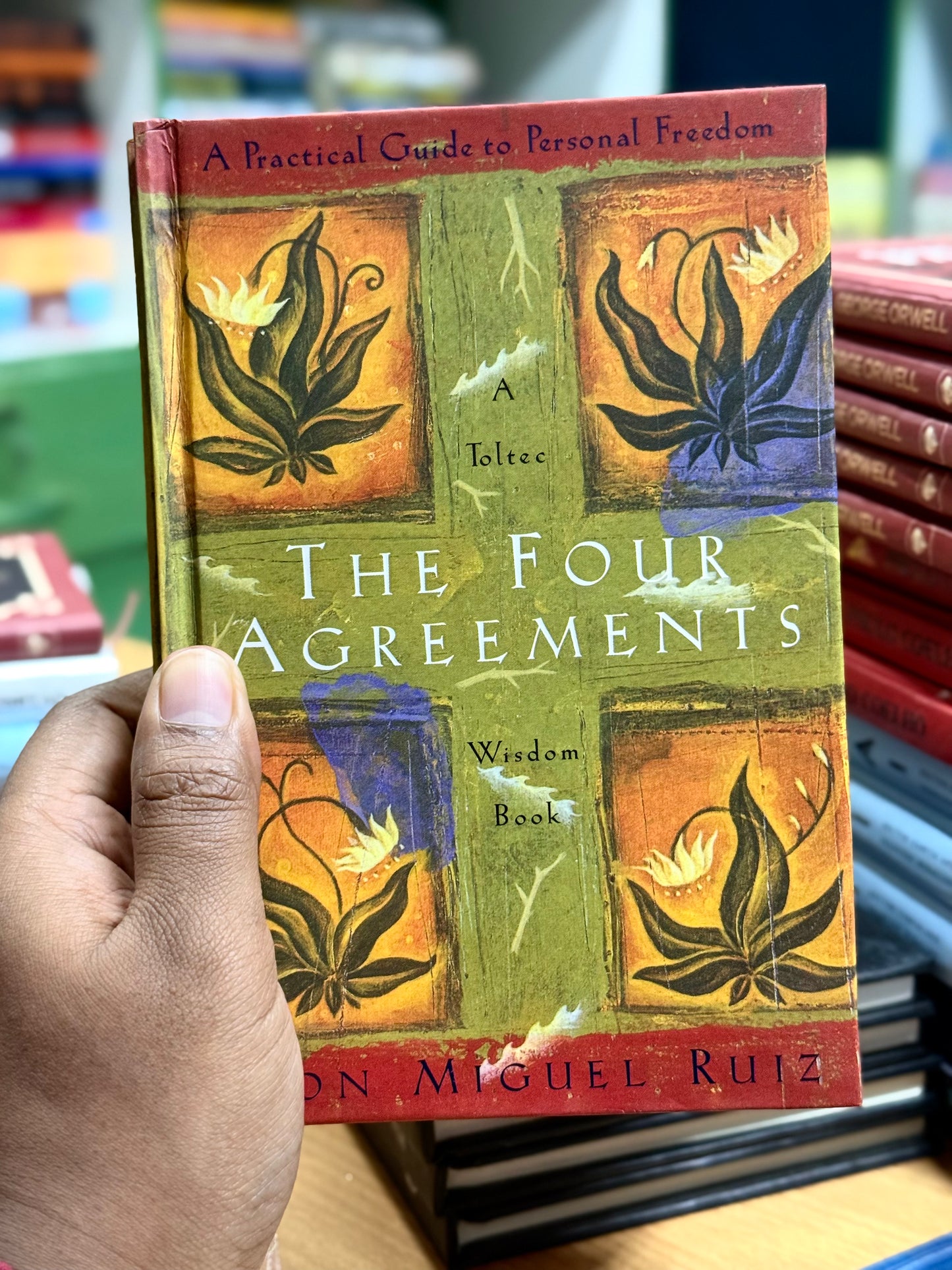 The Four Agreements Author: Don Miguel Ruiz-Best Quality Hardcover