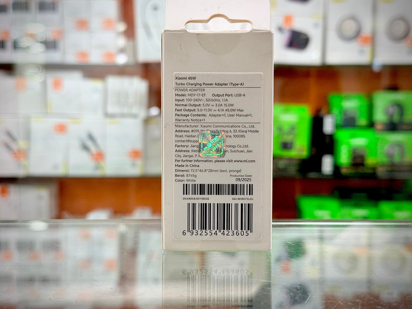 Xiaomi 45W Turbo Charging Power Adapter (Type-A) EU- EDH260198