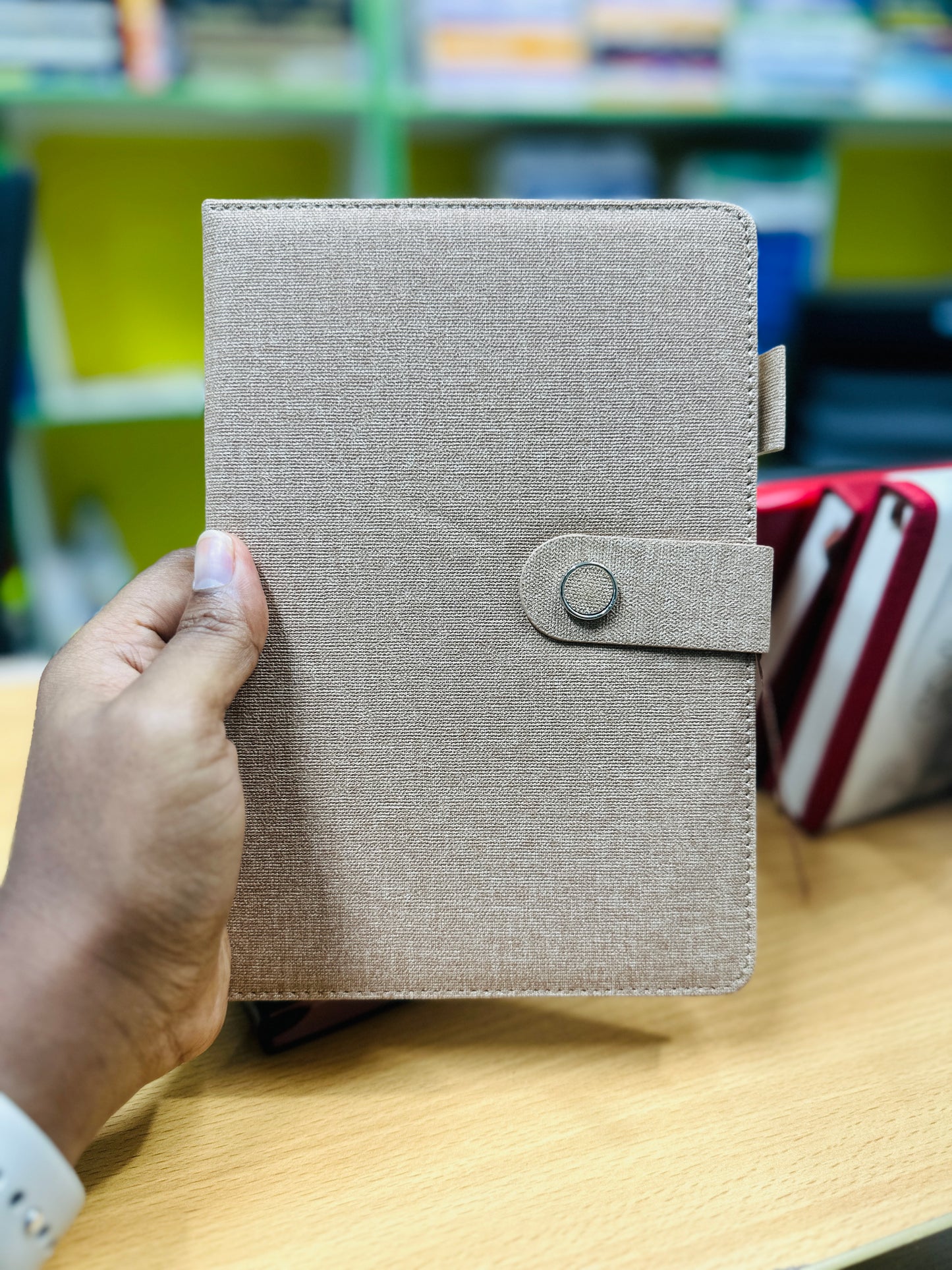 Eco Friendly Fabric Custom Notebooks Bulk Linen Cloth A5 Hard Cover Journal Notebook- 0005