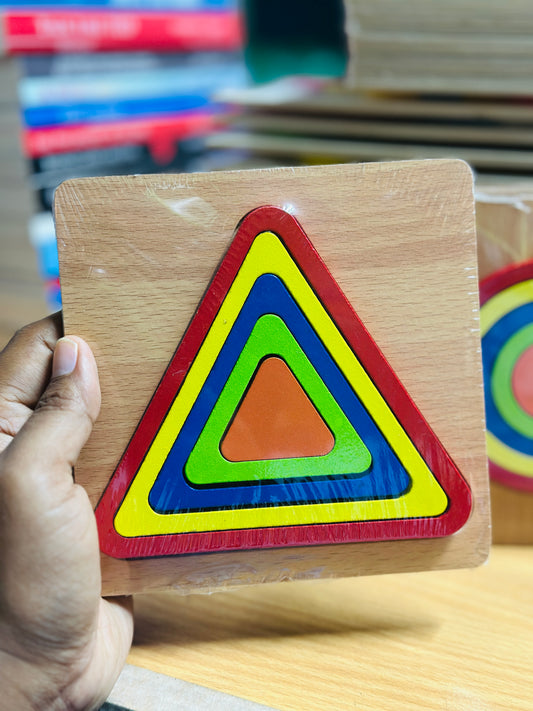 Geometric shape puzzle (1 in 1) 5 inch x 5