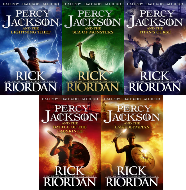 Percy Jackson & the Olympians Novel Series by Rick Riordan