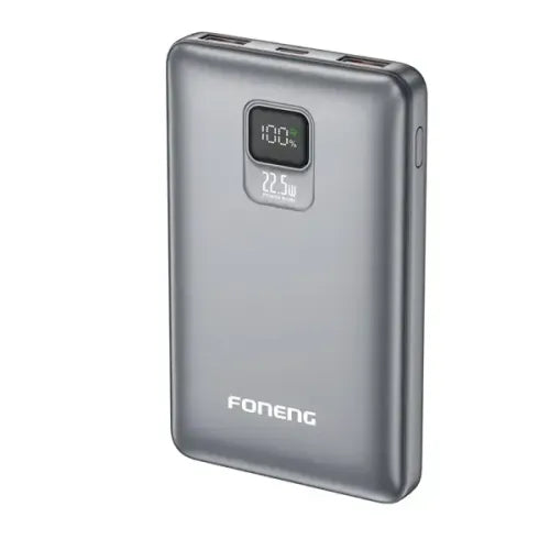 Foneng (PX125) 10000mah 22.5w Fast Charging Portable Power Bank - Gray