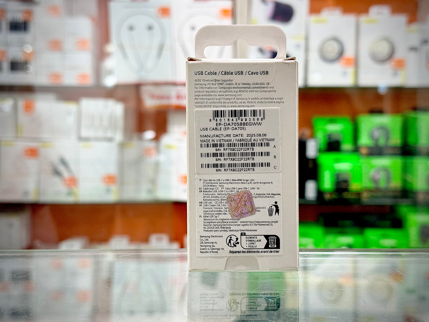 Samsung Fast Charging USB Type-C to Type-C Cable (3A)- EDH260121