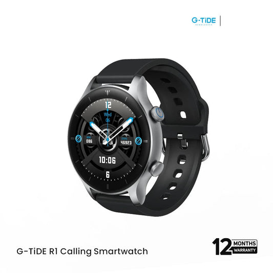 G-Tide R1 Calling Smart watch with SpO2 - Gray EDU 260445