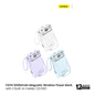 FONENG PX112 10000mAh Mini 22.5W Magnetic Wireless Power Bank with 2 Built-in Cables- Purple