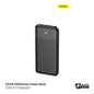 FONENG PX109 10000mAh Portable Power Bank Dual USB Output Fast Charging Battery Pack - Black