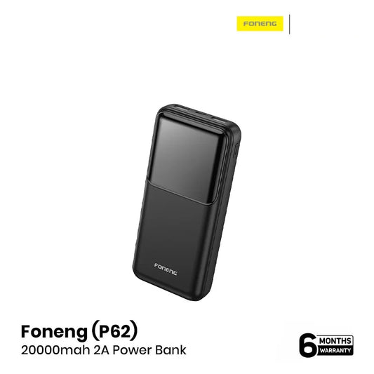 Foneng (P62) 20000mah 2A Power Bank - White