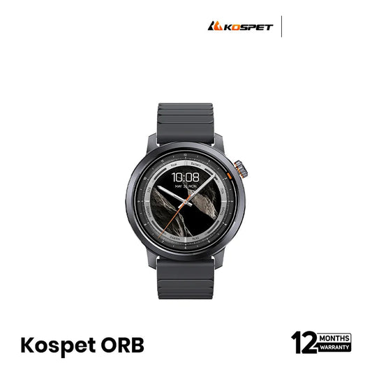 Kospet ORB 1.43" AMOLED With IP68 BT Calling Smart Watch- Graphite Grey