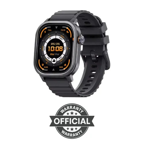 Kospet PULSE 1.96" AMOLED With IP68 BT Calling Smart Watch- Graphite Grey