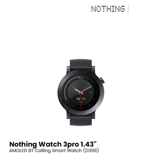 Nothing Watch 3Pro 1.43" AMOLED BT Calling Smart Watch (D399)- Dark Grey EDU 260299