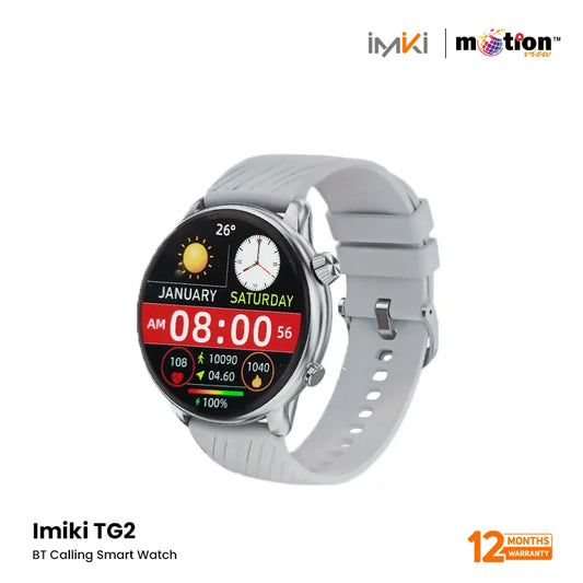 IMIKI TG2 1.43" AMOLED BT Calling Smart Watch - BlackIMIKI TG2 1.43" AMOLED BT Calling Smart Watch - Black EDU 260333