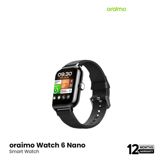 Oraimo Watch 6 Nano (OSW-807N)- Black EDU 259761