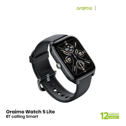 Oraimo Watch 5 Max 2.0" Bluetooth Calling Smart Watch (OSW-804 ID) - CHROME EDH 260454