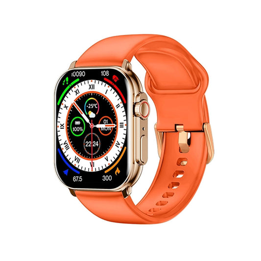 IMIKI SF1 Curved 2.01" AMOLED Calling Smart Watch Metal Body - Rose Gold EDU 260386