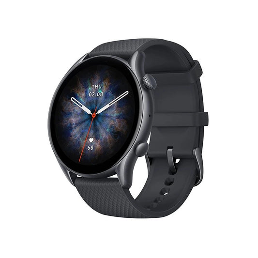 Amazfit GTR 3 Pro Smart Watch with Classic Navigation Crown, B.Phone Call, BioTracker 3.0 & alexa - Infinite Black