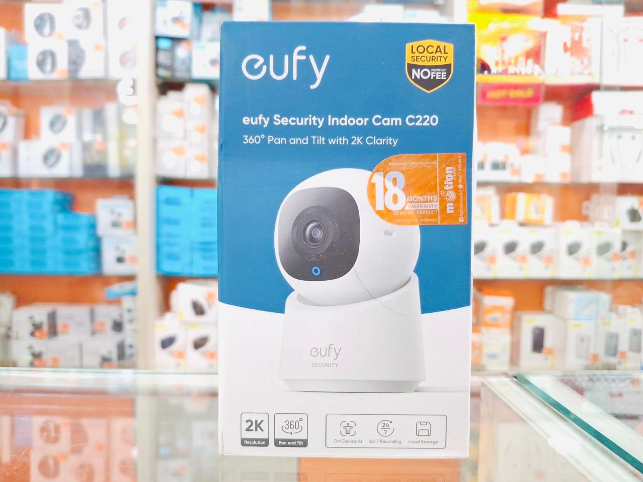 Anker Eufy C220 Security Indoor Camera 2k Clarity