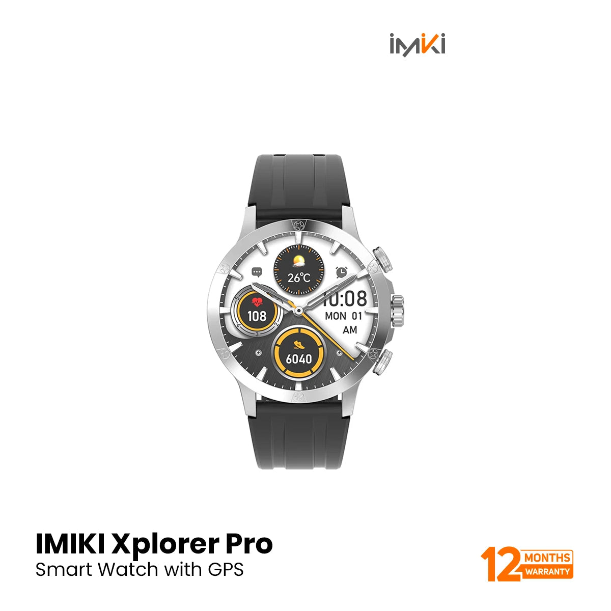 IMIKI Xplorer Pro Smart Watch with GPS EDH260164