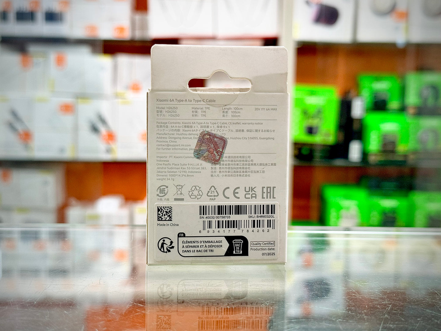 Xiaomi 6A Type-A to Type-C Cable(1m) EDH260146