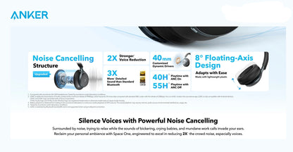 Anker Soundcore Space One Over Headphones EDH261410