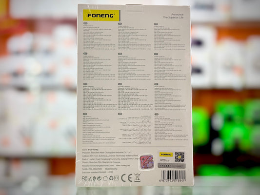 Foneng X80 1.2m 3-in-1 USB to USB-C / Lightning / Micro USB Cable- EDH260122