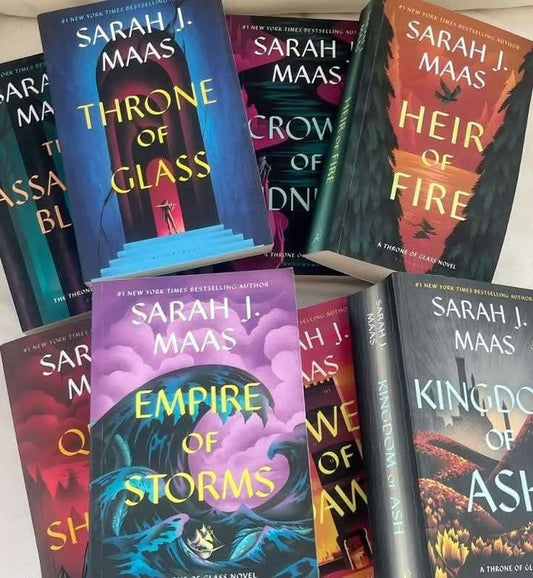 Throne of Glass series by Sarah J. Maas