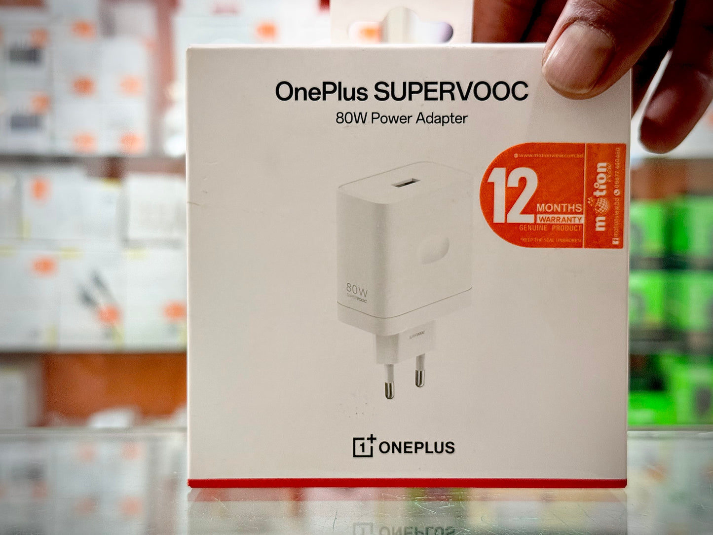 OnePlus SUPERVOOC 80W Power Adapter(Type -A EU) - White- EDH260170