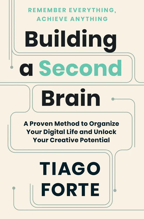 Building a Second Brain: A Proven Method to Organise Your Digital Life and Unlock Your Creative Potential Book by Tiago Forte