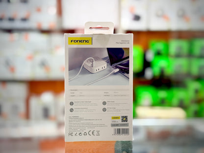 FONENG (XS02) Type-C to Lightning 1.2M Braided Cable- EDH 260116