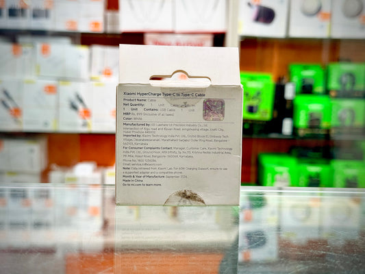 Xiaomi HyperCharge Type C - Type C Cable -60W- EDH260119