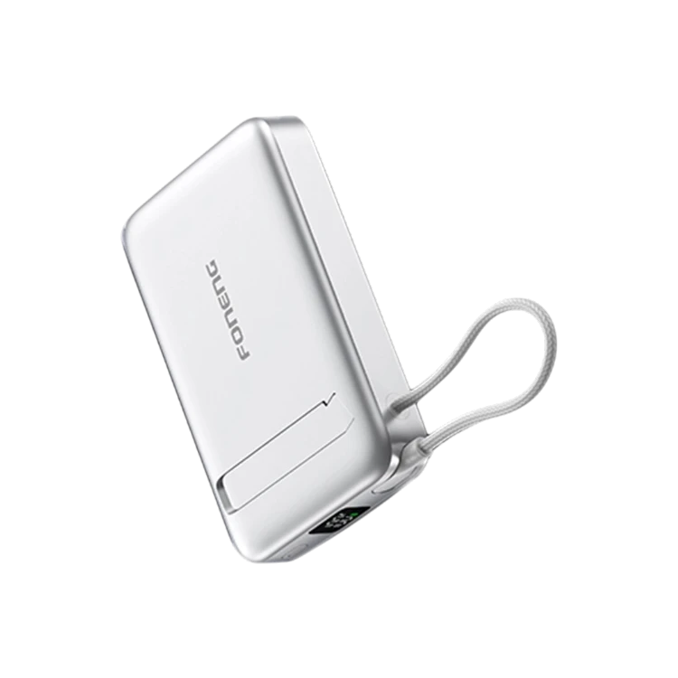 Foneng PX152 10000mAh Qi 2.0 Wireless Power Bank 35W + 15W - Silver