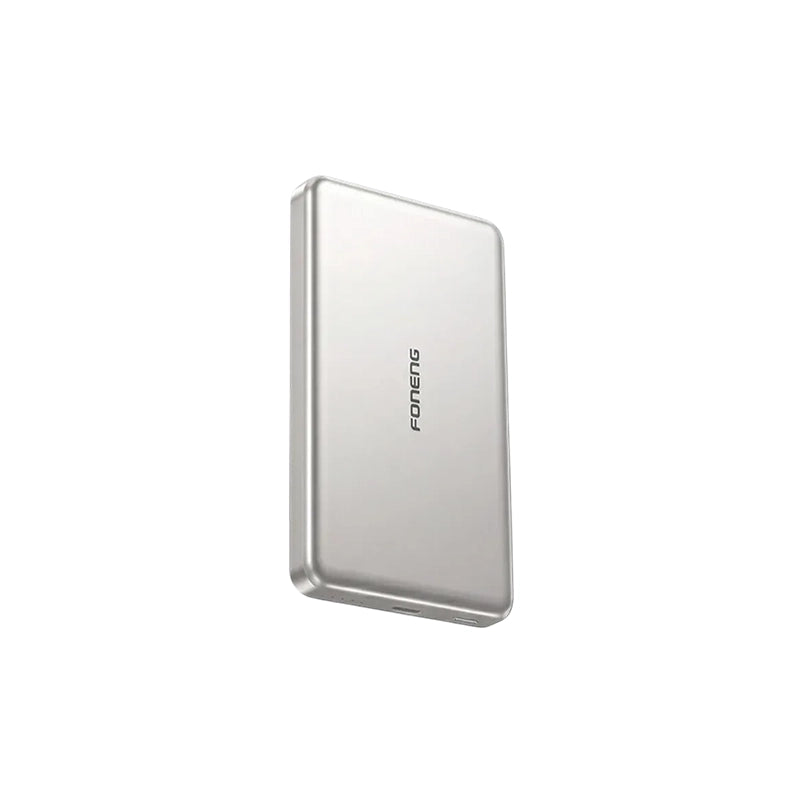 Foneng PX155 5000mAh Wireless Power Bank 20W + 15W - Silver