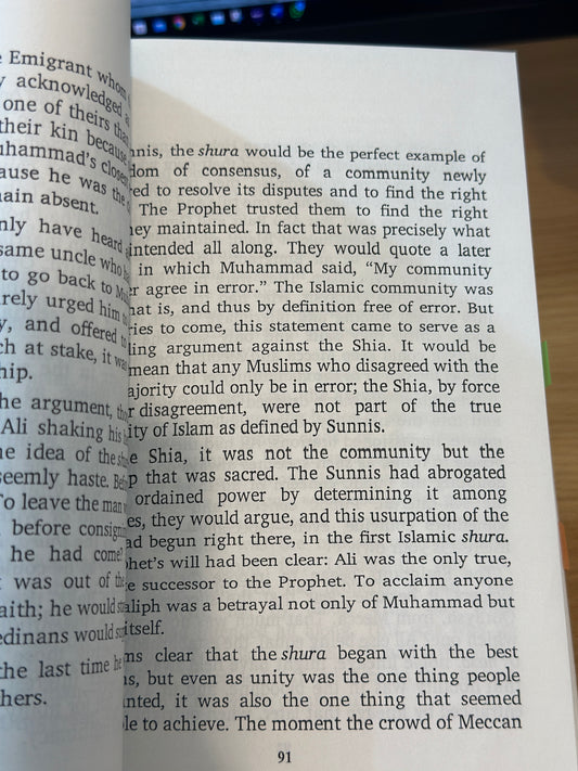 After the Prophet: The Epic Story of the Shia-Sunni Split in Islam” by Lesley Hazleton