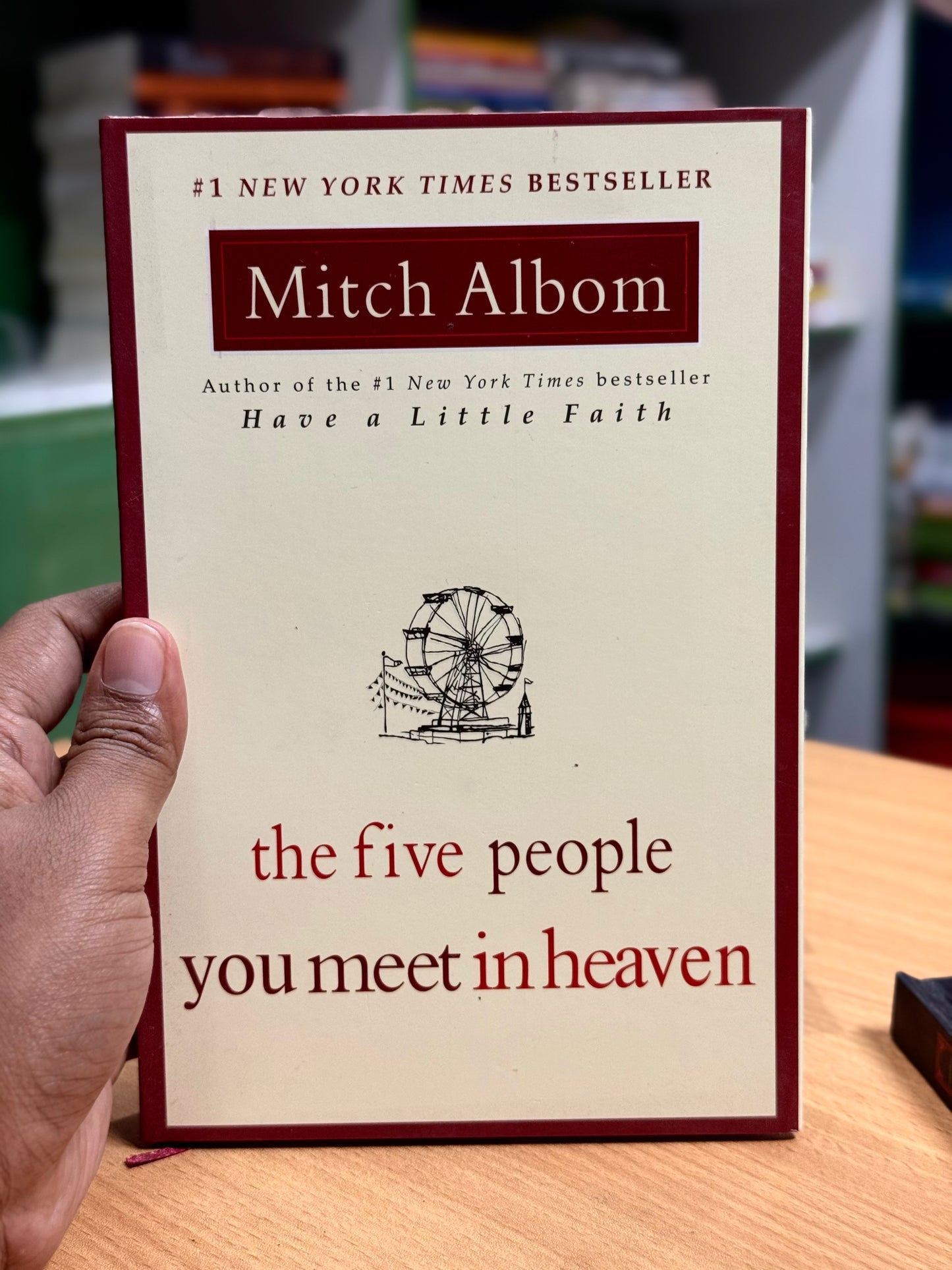 The Five People You Meet in Heaven Author: Mitch Albom-Best Quality Hardcover