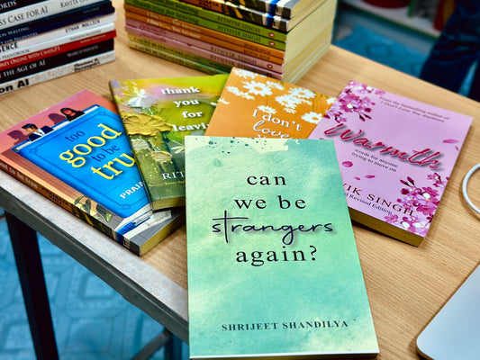 Best Selling 5 book combo ; * Too Good to be True . * Thank you for leaving . * I don’t love you anymore . * Warmth . * Can we be stranger again.