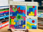 Tangram shape puzzle (4 in 1)  Board- Big Size - 9 inch x 9 inch