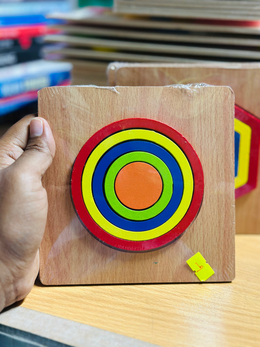 Geometric shape puzzle (1 in 1) 5 inch x 5