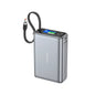FONENG (PX132) 20000mah Color Display Power Bank (65W & 3 Outputs)- Dark Gray