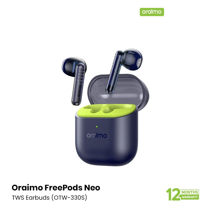 oraimo FreePods Neo TWS Earbuds (OTW-330S)- EDH261426-Tuned By Tahsan