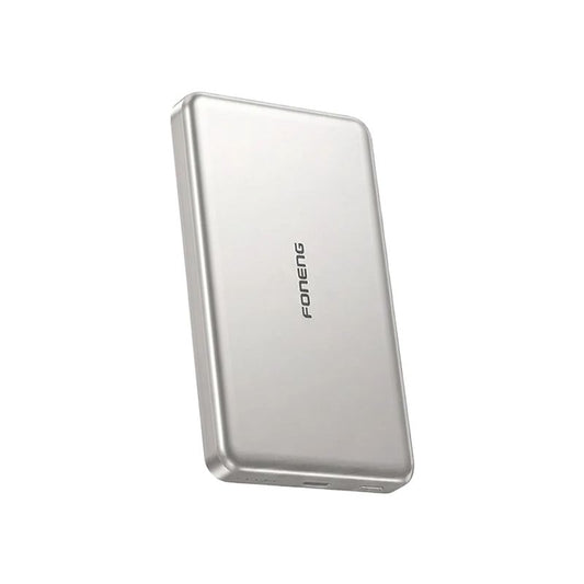 Foneng PX156 10000mAh Wireless Power Bank 20W + 15W - Silver