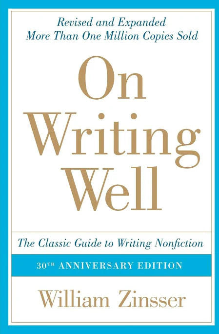 On Writing Well Book by William Zinsser