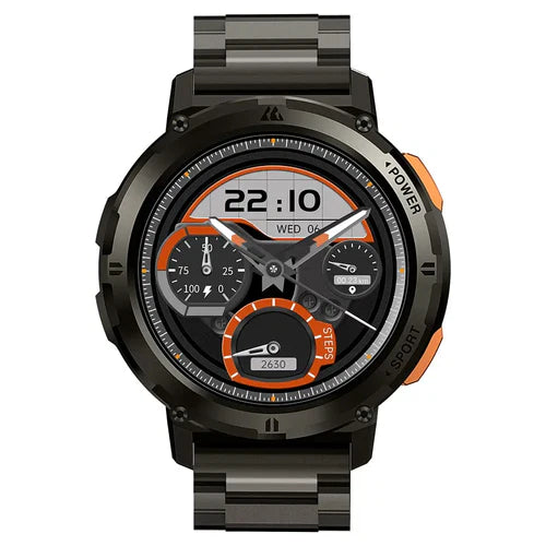 Kospet Tank T2 (Special Edition) Bluetooth Calling & 5ATM US Military Certified Smart Watch - Black