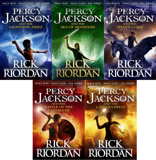 Percy Jackson & the Olympians Novel Series by Rick Riordan