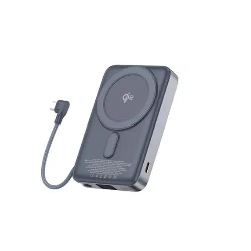 Foneng PX152 10000mAh Qi 2.0 Wireless Power Bank 35W + 15W - Dark Gray