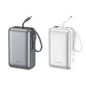 FONENG (PX128) 30000mah Fast Charging Power Bank (65W & 3 Outputs)- Dark Gray