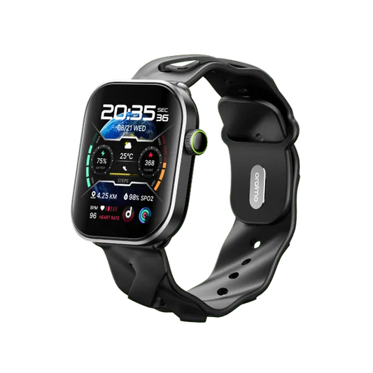 Oraimo Watch Pro AM 1.85 inch AMOLED Smart Watch (OSW-811H)- Black EDU 259266